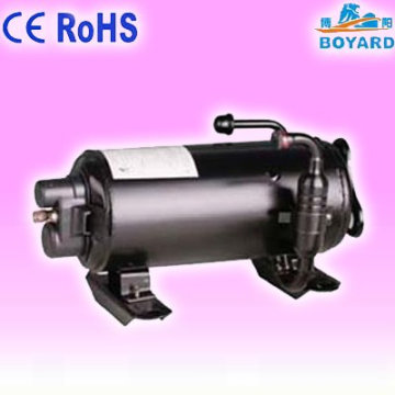 CE ROHS R407C horizontal rotary compressor for EV SRV camping car caravan roof top mounted travelling truck ac